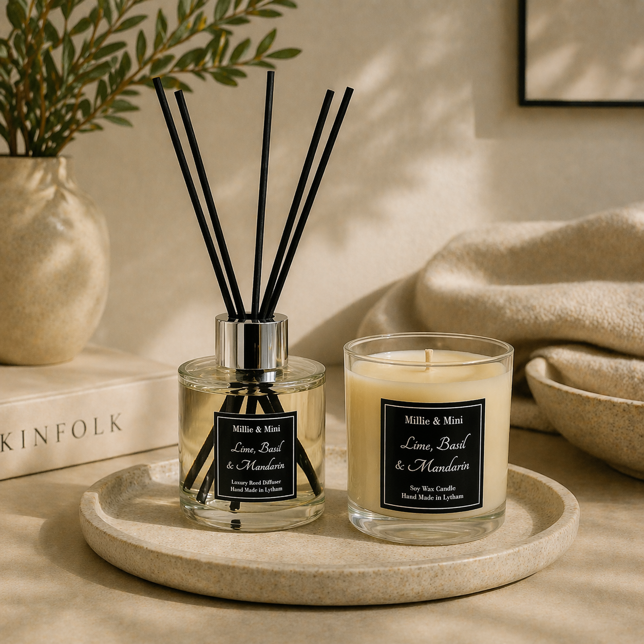Lime, Basil & Mandarin Home Set