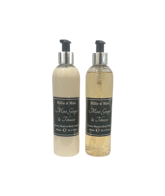 Mint Ginger & Tobacco Wash & Lotion
